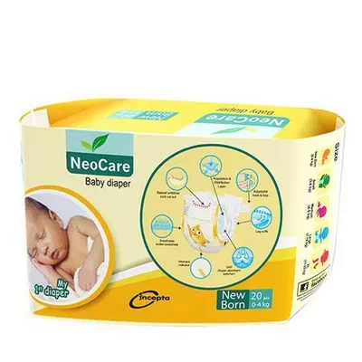 NeoCare New Born Diaper 0-4 kg
