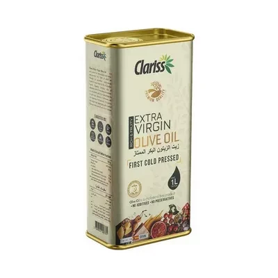 Clariss Extra Virgin Olive Oil Tin 1 ltr