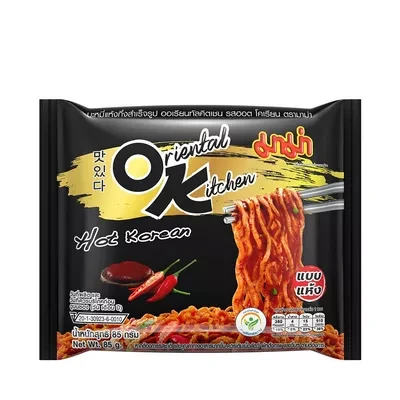 Mama OK Instant Noodles Hot Korean Flavour 85 gm