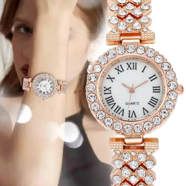 Luxury Women Watch Fashion Ladies Quartz Wristwatch Elegant Female Bracelet Watches