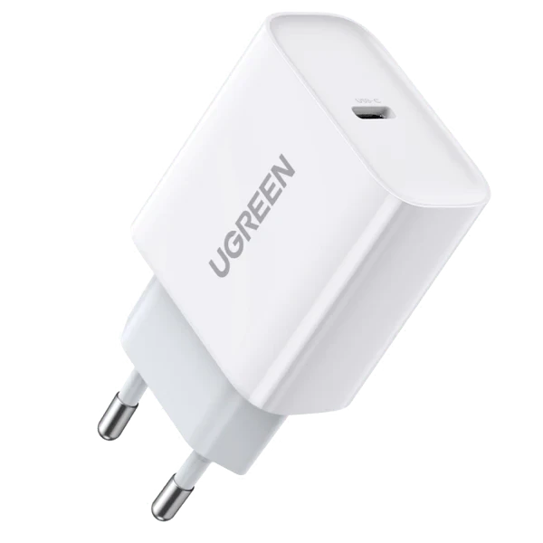 Ugreen Charger 20W For Apple 14 13 12 11 X 8 7 Series PD Charger USB PD Adapter 90411