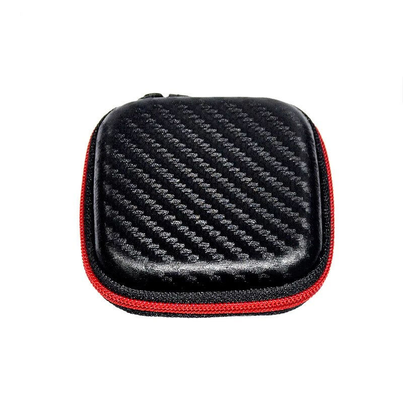KZ Square PU Zipper Storage Box In-Ear Earphones Case Bag