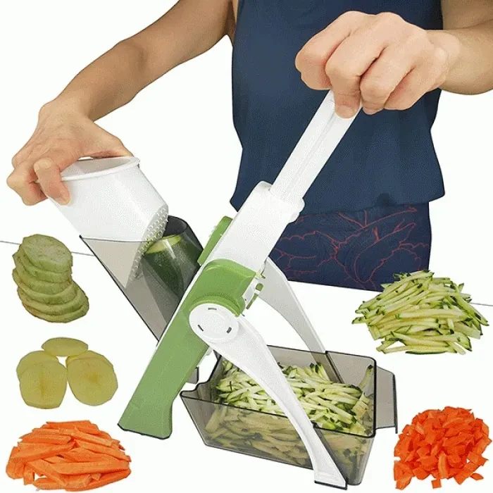 Multi-Functional Vegetable Cutter With Slicer