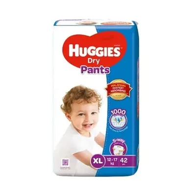 Huggies Dry Pants Baby Diaper Pant XL (12-17 kg)