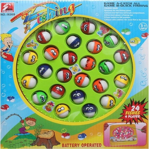 Fishing Fish Game Kids Toy (24 Fishes, 4 Players) - Baby Toys