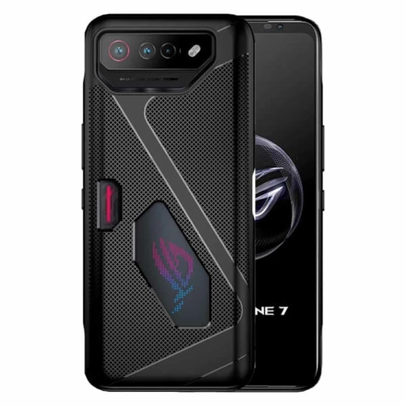 For Asus Rog 6 Case Heat Dissipation Cover Soft Back Shockproof Hollow Breathe Casing Asus Rog Phone 6