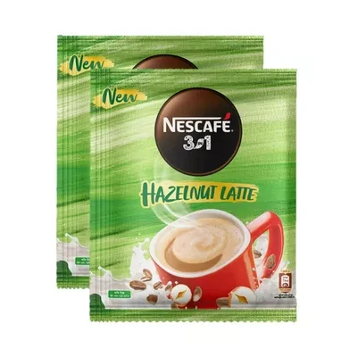 Nescafe Hazelnut Latte Coffee Mix 25 gm (2 pcs)