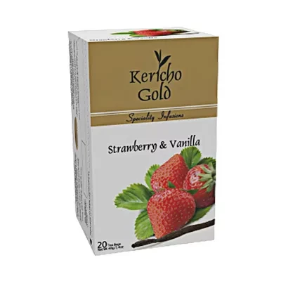Kericho Gold Strawberry & Vanilla Tea 20 pcs
