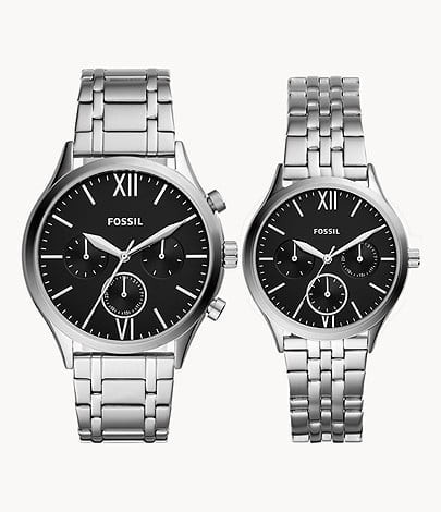 Fossil BQ2469SET Fenmore Midsize Stainless Steel Watch Gift Set
