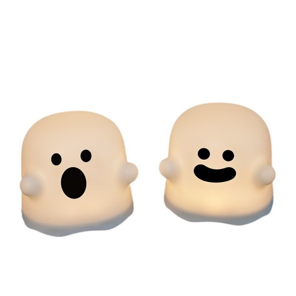 Cute Boo Ghost Silicone Lamp Touch Sensor Dimmable LED Ghost Night Lights For Children Bedroom