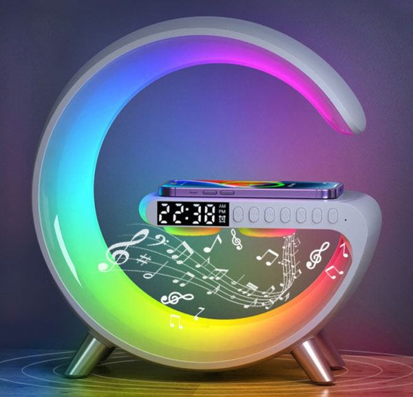 RGB Light Bluetooth Speaker With Wireless Charging