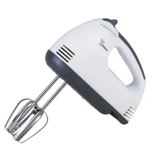 Scarlett Electric 7 Speed Hand Mixer with 4 Pieces Stainless Blender,Powerful 180W Motor - Food Preparation - Mixers