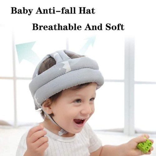 Friendly Baby Head Guard Cap - Assorted Colors to Protect Kids While Walking
