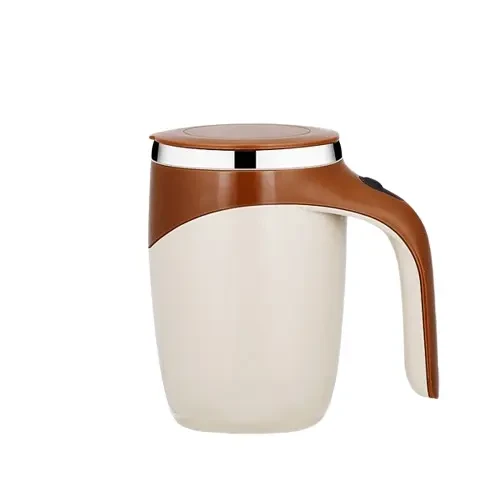 Multi-Functional Magnetized Stirring Cup- Brown Color