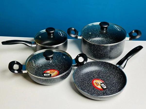 Kiam 7 Pieces Marble Die-Casting Cookware