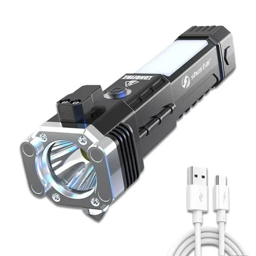 Portable Rechargeable Torch LED Flashlight