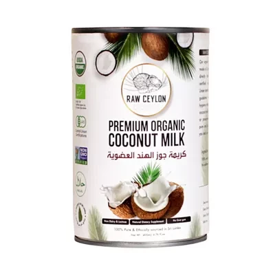 Raw Ceylon Premium Organic Coconut Milk 400 ml