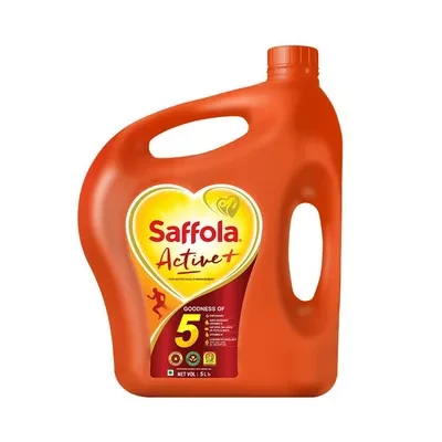 Saffola Active Plus Edible Oil 5 ltr
