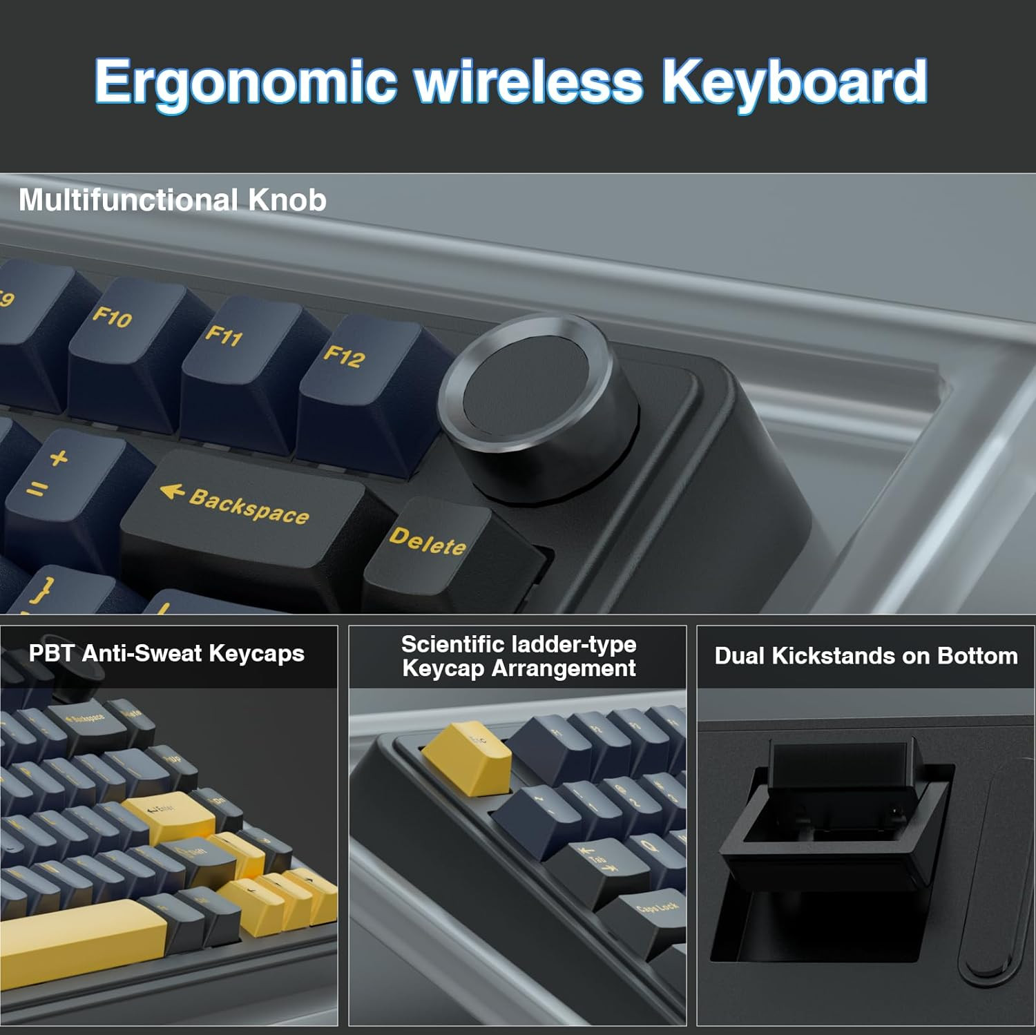 AULA F75 Gasket Three Mode Mechanical Keyboard