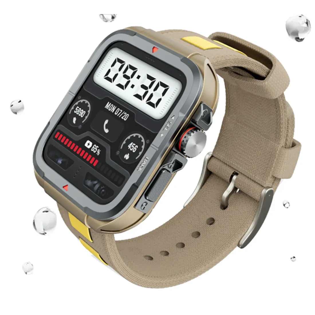 Udfine Watch GT Smartwatch – Yellow Color