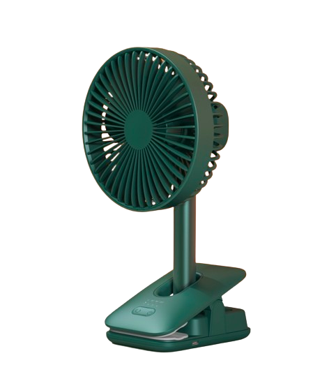 JISULIFE FA13R Rechargeable Clip Fan (8000mAh)- Green Color