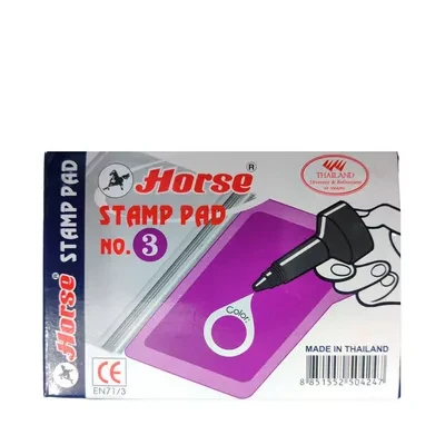 Horse Stamp pad NO. 3 (Orchid Blue) each