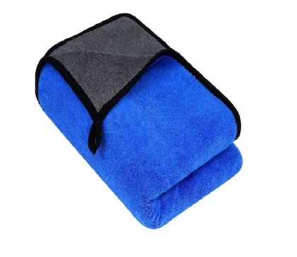 High Quality Micro Fiber Double Layer Towel for Bike/ Car Cleaning - 30*30cm