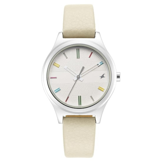 Fastrack 6152SL06 Stunners White Dial Analog Women’s Watch