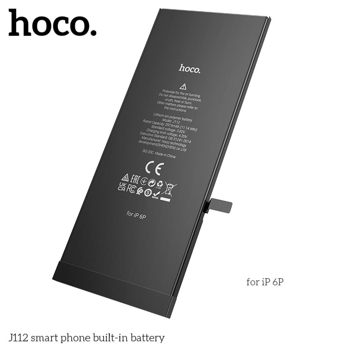 Hoco J112-Ip6p Smart Li-Polymer 2915mAh Battery For IPhone 6 Plus