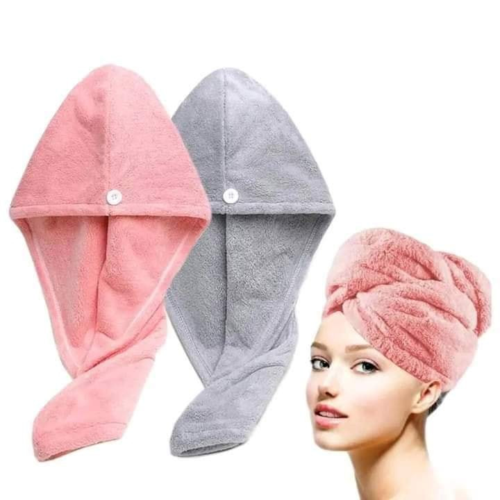 Magic Hair Wrap Bath Salon Towel Quick Dry Absorbent Cap for Women and Girls