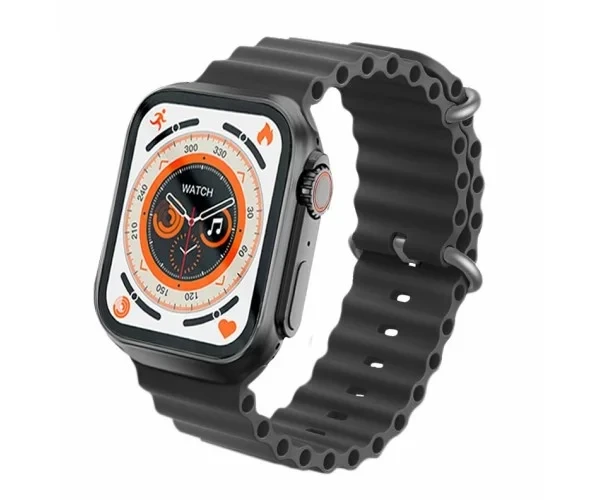 KD99 Ultra Smart Watch With Bluetooth Calling- Black Color